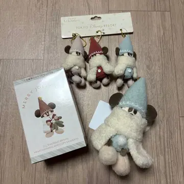 도쿄 디즈니 리조트 크리스마스 리루린링 굿즈 세트 묶음 판매 (3개)