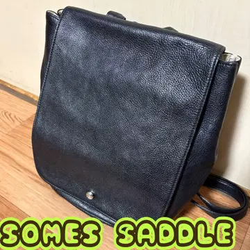 SOMES SADDLE 블랙 백팩