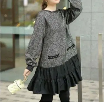 새상품급 2022AW 아푸와이저 리셰 수플레 체인 미니 원피스