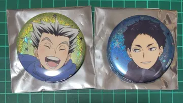 하이큐 코스모 월드 홀로그램 캔뱃지 보쿠토 아카아시