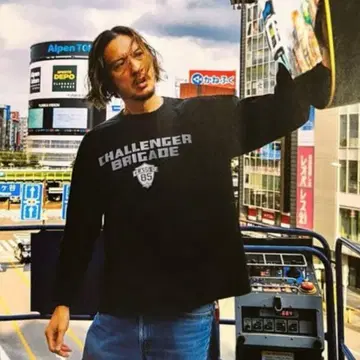 CHALLENGER/BRIGADE SWEAT/블랙 M 사이즈