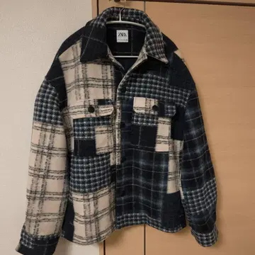 ZARA 체크 자켓 M 사이즈