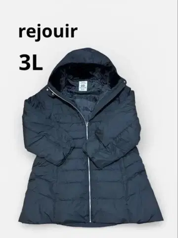 [ 새상품급 ] rejouir 프랑스산 덕다운 2way 코트 블랙 3L