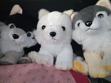 포근포근 늑대 미스터리 봉제 인형 전 3종 세트 헌터 레이라 루가