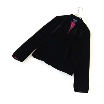 새상품급 앤테일러 벨로아 자켓 S 블랙 레이온 실크 중국산