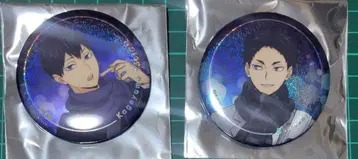 하이큐 코스모 월드 홀로그램 캔뱃지 아카아시 카게야마