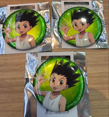 HUNTER x HUNTER 곤 THE캐릭터 글리터 캔뱃지