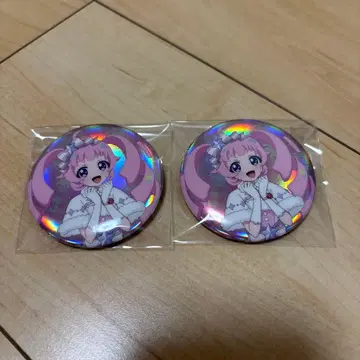 비밀의 아이프리 크리스마스 히마리 오로라 캔뱃지 팝업 2개