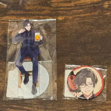 사계절 나기 아키라 아크릴 스탠드 캔뱃지 퇴근길 한 잔 DMM 스크래치