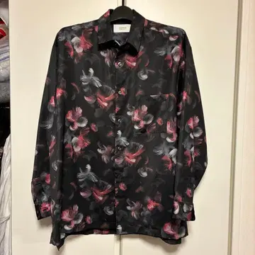 STUDIOUS 꽃무늬 긴팔 셔츠 사이즈 1