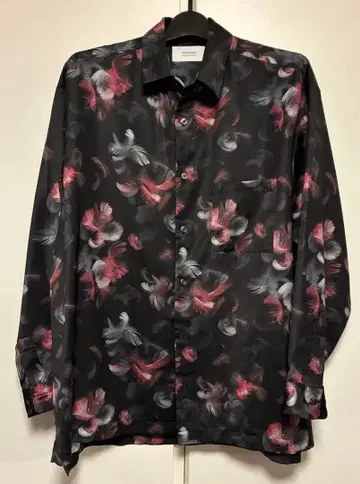 STUDIOUS 꽃무늬 긴팔 셔츠 사이즈 1