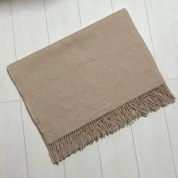 theory 띠어리 대형 스톨 머플러 베이지 캐시미어 100%