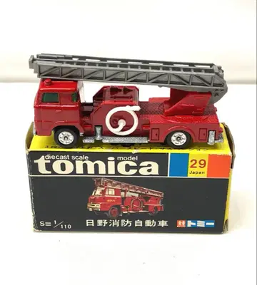 토미카 히노 소방차 빨간색 No. 29 블랙 상자
