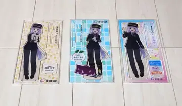 철도 아가씨 마츠시로 토끼 아크릴 스탠드 3개 세트