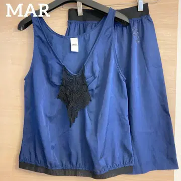 MAR 메이아 블라우스&스커트 네이비 M S