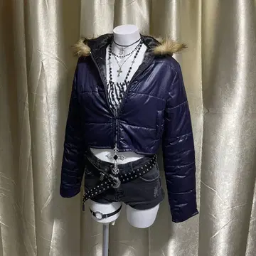 크롭 다운 자켓 y2k 헤이세이 갸루 풀 집업 archive