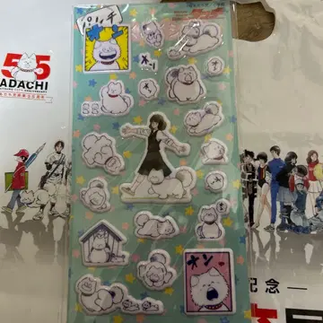 아다치 미츠루 카드 아다치 미츠루전 55주년 터치 펀치 스티커
