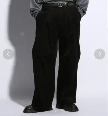 HARE 코듀로이 딥턱 와이드 팬츠