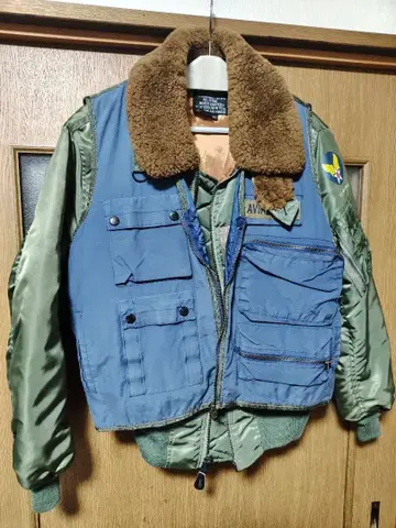 밀리터리 자켓 B-15 베스트와 세트 판매