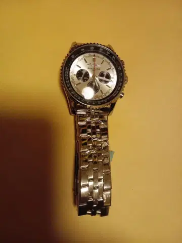 커스텀 손목시계 남성용 손목시계 새상품 쿼츠 크로노그래프 작동품