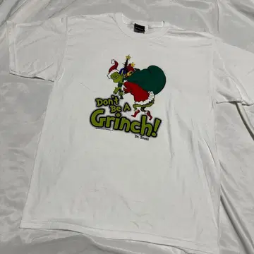 빈티지 L Dr Seuss Grinch 티셔츠 길단