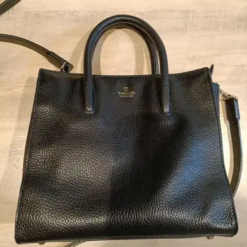 TOPKAPI 블랙 가죽 숄더백