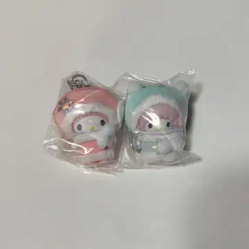 산리오 치비토모 눈의 정령 마이멜로디 피아노 2점 세트