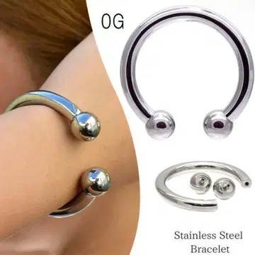 팔찌 서큘러 팔찌 뱅글 0G 스테인리스 팔찌