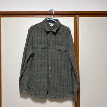 carbon2cobalt 스트라이프 플란넬 셔츠 L 사이즈