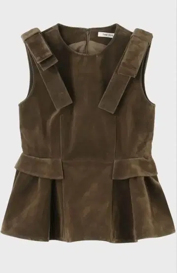 THE TOE Dachau Sleeveless Peplum