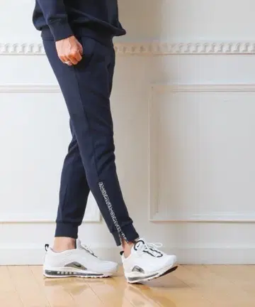 The DUFFER 밑단 지퍼 사양 종이상자 니트 스키니 조거 팬츠 S