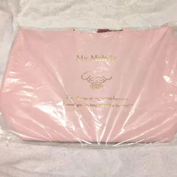 마이멜로디 토트백 걸리시 인조 가죽 미사용 새상품 봉입 미개봉