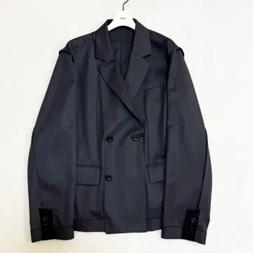 사카이 25SS Doeskin Jacket 테일러드 자켓 블랙 1