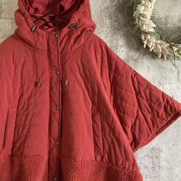 충전솜 판초 따뜻한 보아 경량 망토 아웃도어