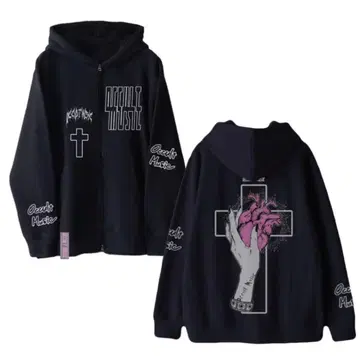 DEZERT BIG 실루엣 ZIP 후드티