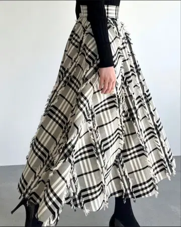 Jessica feather check 38 새상품