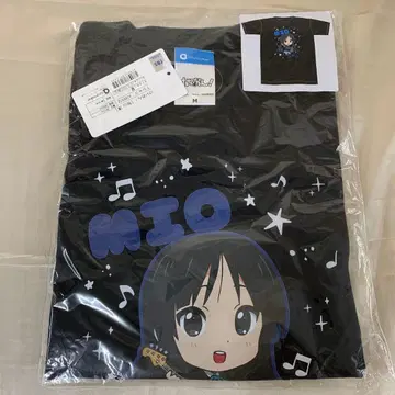 아키야마 미오 T셔츠 블랙 M사이즈 [ 케이온! ]