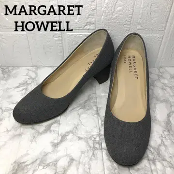 새상품급 마가렛호웰 라운드토 펌프스 스웨이드 트위드 23.5