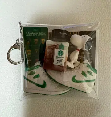 가챠 파우치. SNOOPY. 스벅 NIKE. 그린 계열