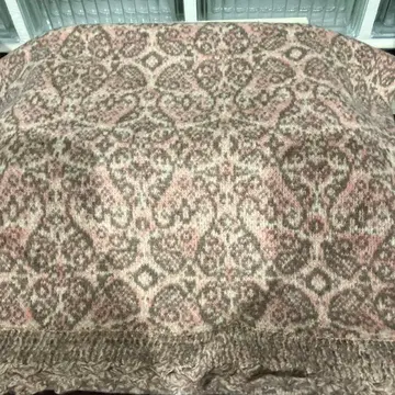 핑크 베이지 머플러