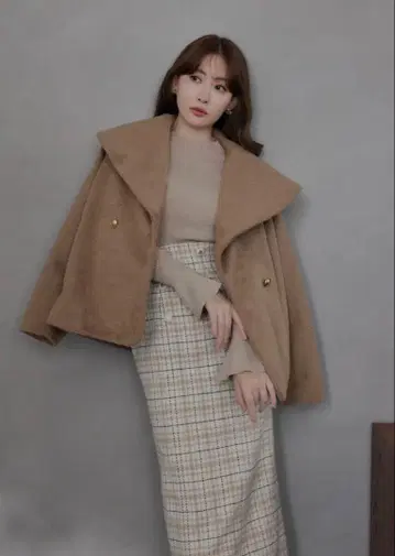 Herlipto Double BreastedShaggyCoat