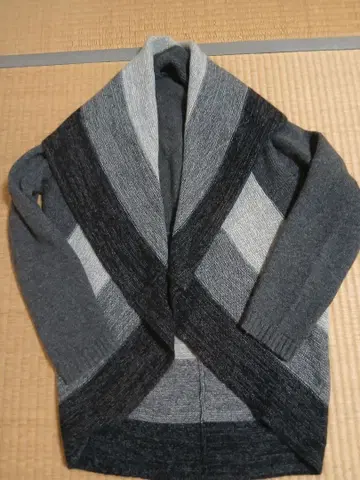 캐시미어 100% 그레이 계열 가디건 L 새상품급
