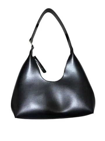 합성 피혁 블랙 숄더백