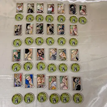 총 25종 세트 [ 원피스 아크릴 캐릭터 컬렉션 'ZORO' ]