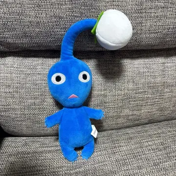 피크민 봉제 인형 파우치 BOOK 파랑