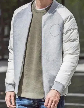 +phenix 집업 자켓 그레이/화이트