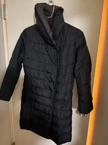 눈에 띄는 흠집 없음, 하자품, 후드 부착 롱 기장 다운 자켓