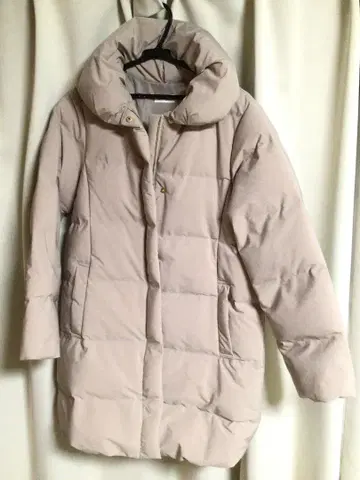 LEPSIM 충전솜 롱 코트 베이지