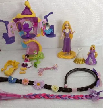 라푼젤 인형과 탑 & 그림책 2권