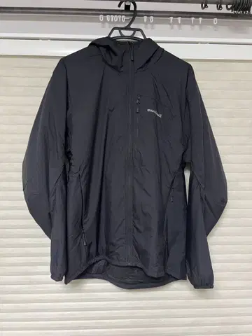 mont-bell EX 라이트 서마 랩 후드티 남성용 XL 블랙